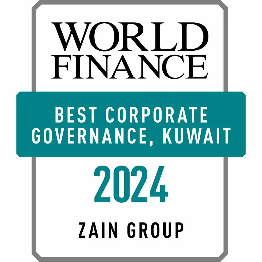 Zain awarded ‘Best Corporate Governance in Kuwait’ accolade from World Finance for milestone fourth consecutive year – ZAWYA